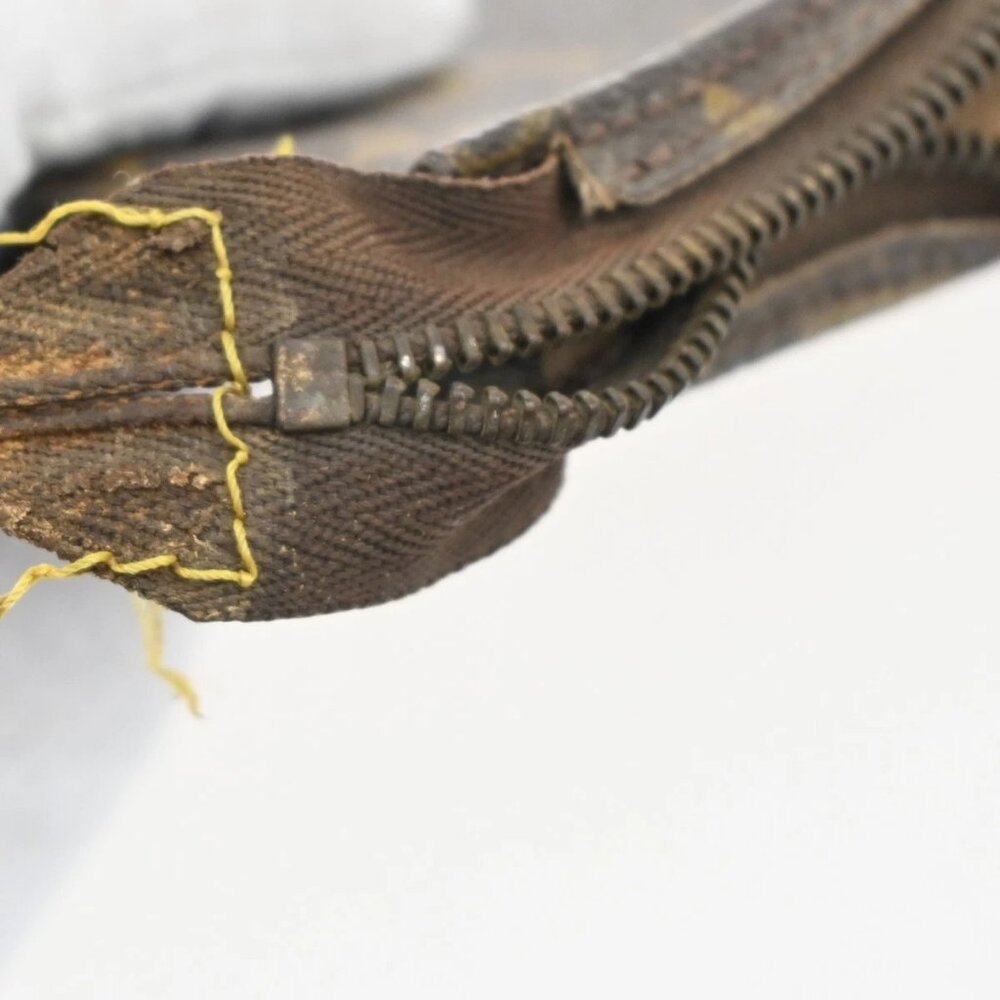 LOUIS VUITTON 2 Set pouch Bag Monogram Leather Brown GHW 66CA357 - Picture 3 of 13